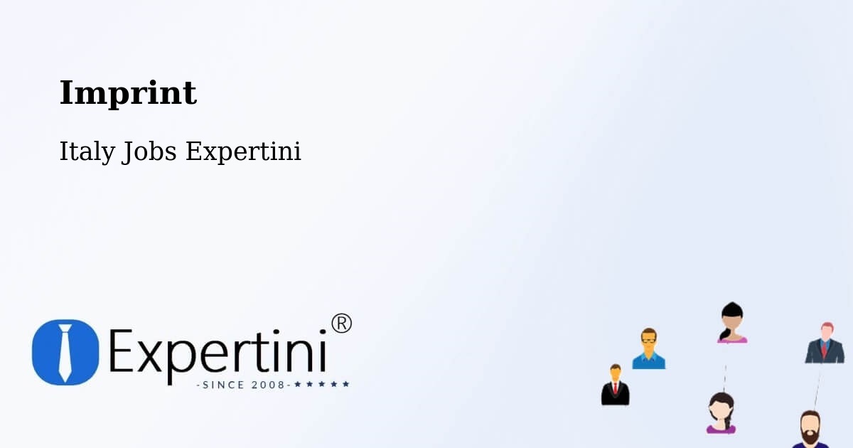 Imprint – Cis - Italy Jobs Expertini